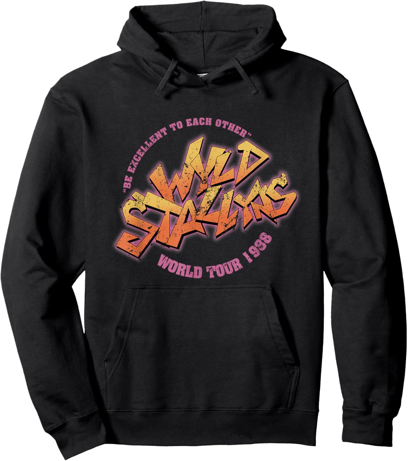 Wyld Retro Funny Tour Stallyns 80s movies Hoodie - Hoodie | Black