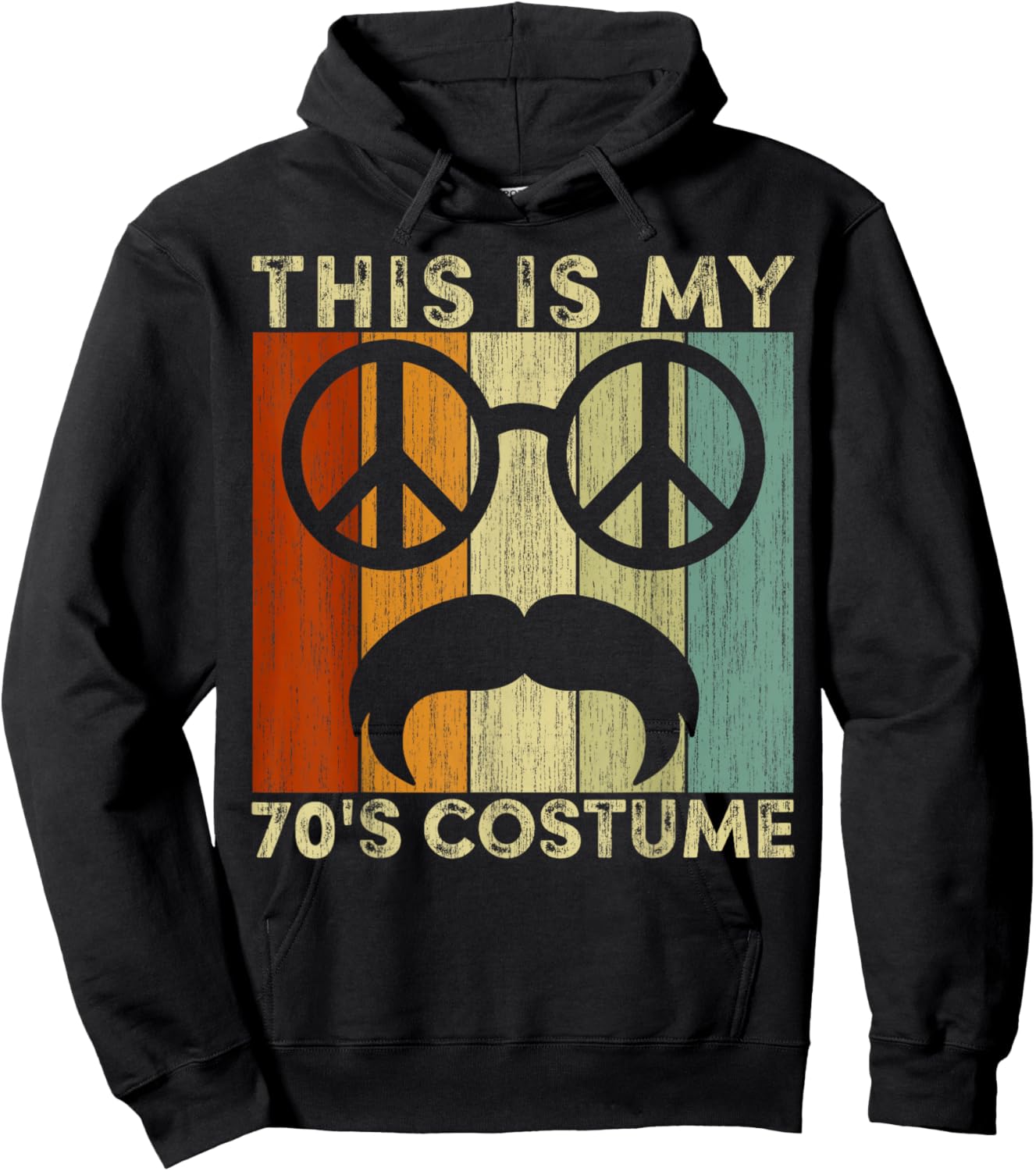 70s shirts This Is My 70s Costume disco 70's Hoodie - Hoodie | Black
