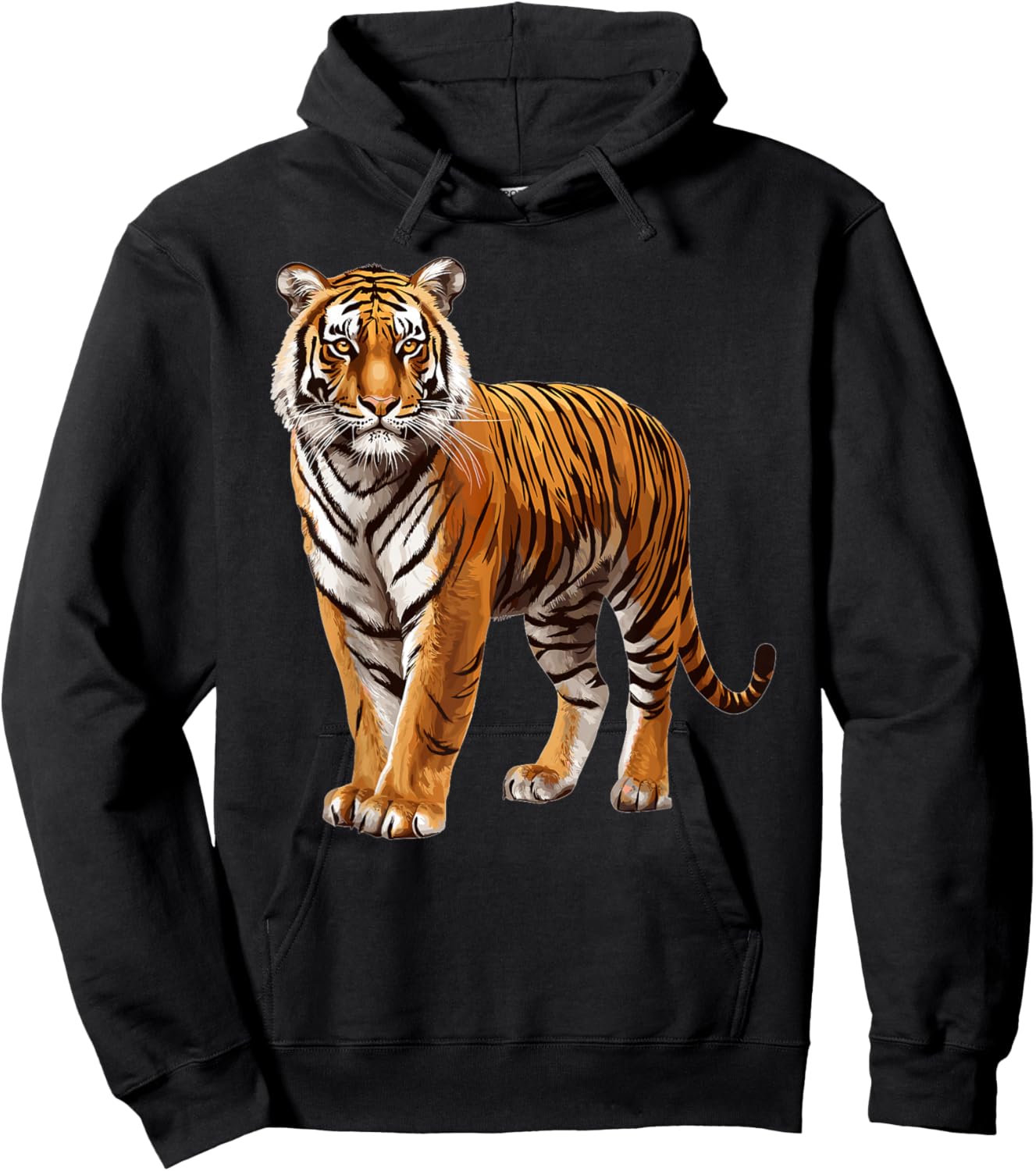 T-Shirt Hoodie - Hoodie | Black