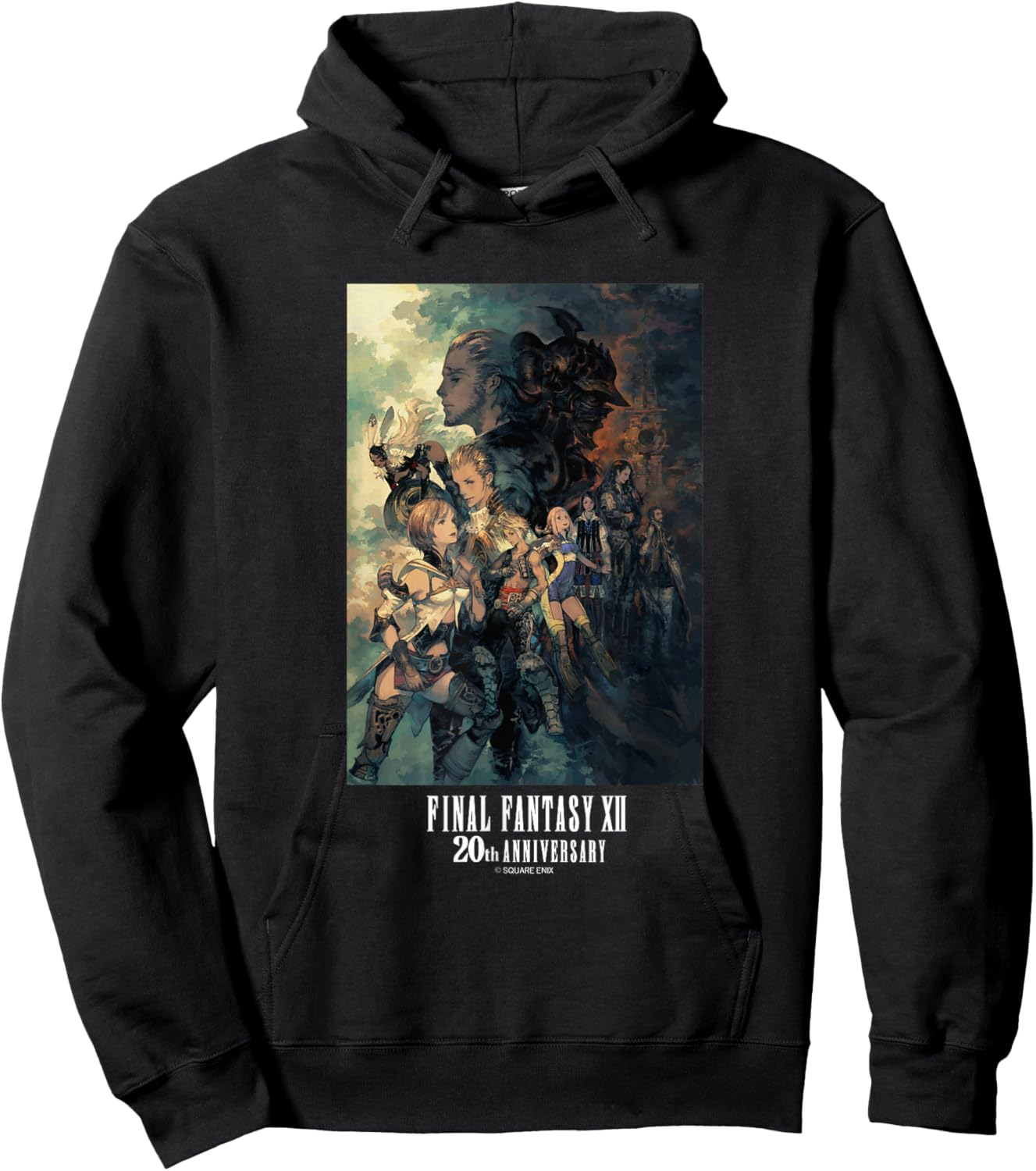 Final Fantasy Annivasary Collection FFXII TZA Package Art 2 Hoodie - Hoodie | Black