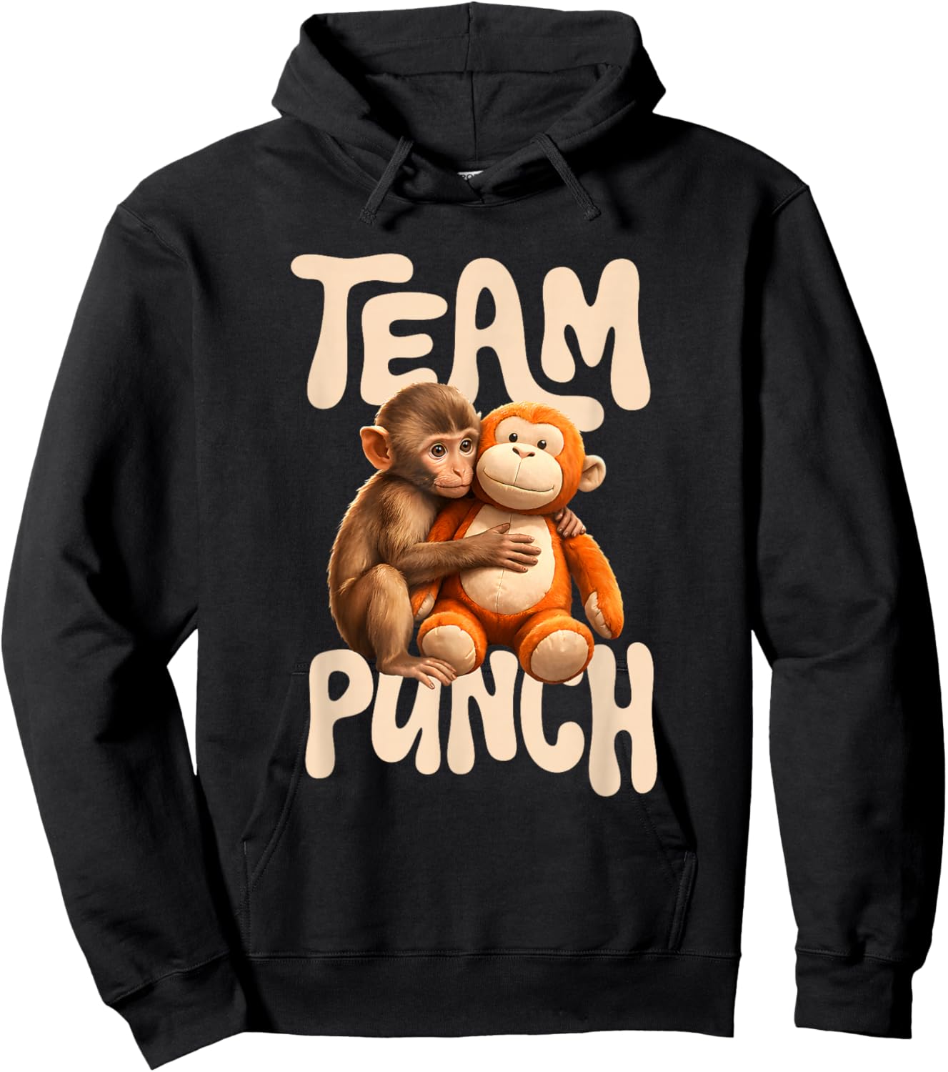 Baby Monkey Punch Team Punch Hoodie - Hoodie | Black
