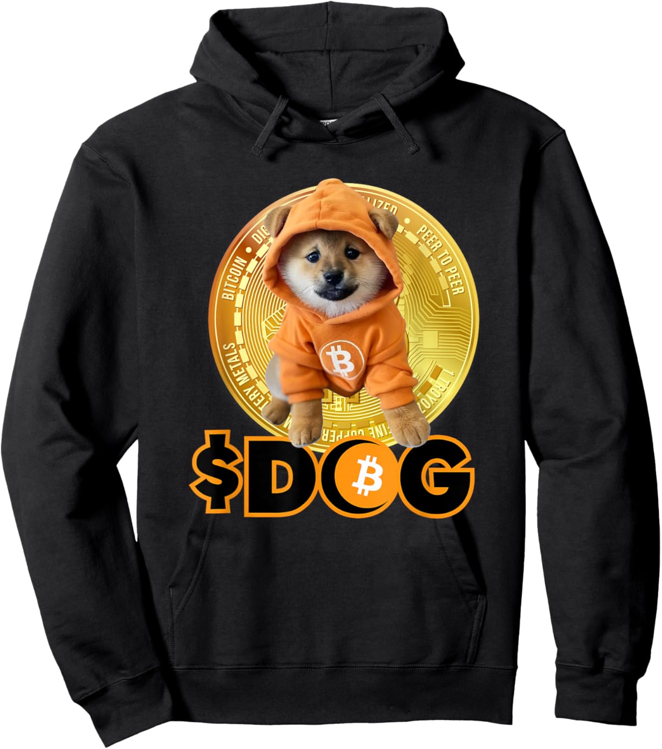 Dog Go to the Moon Hoodie - Hoodie | Black