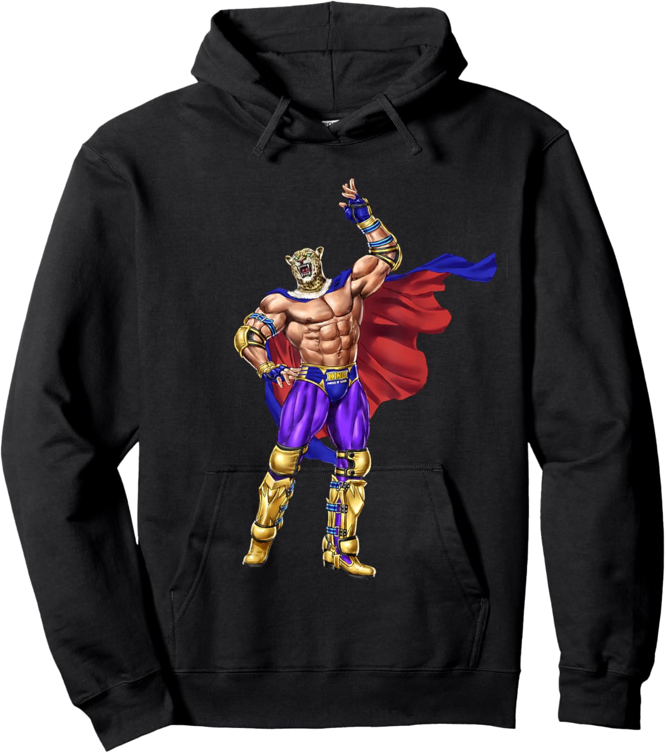 Bandai Namco Entertainment Inc. TEKKEN7 KING 004 , Small, Black Hoodie - Hoodie | Black