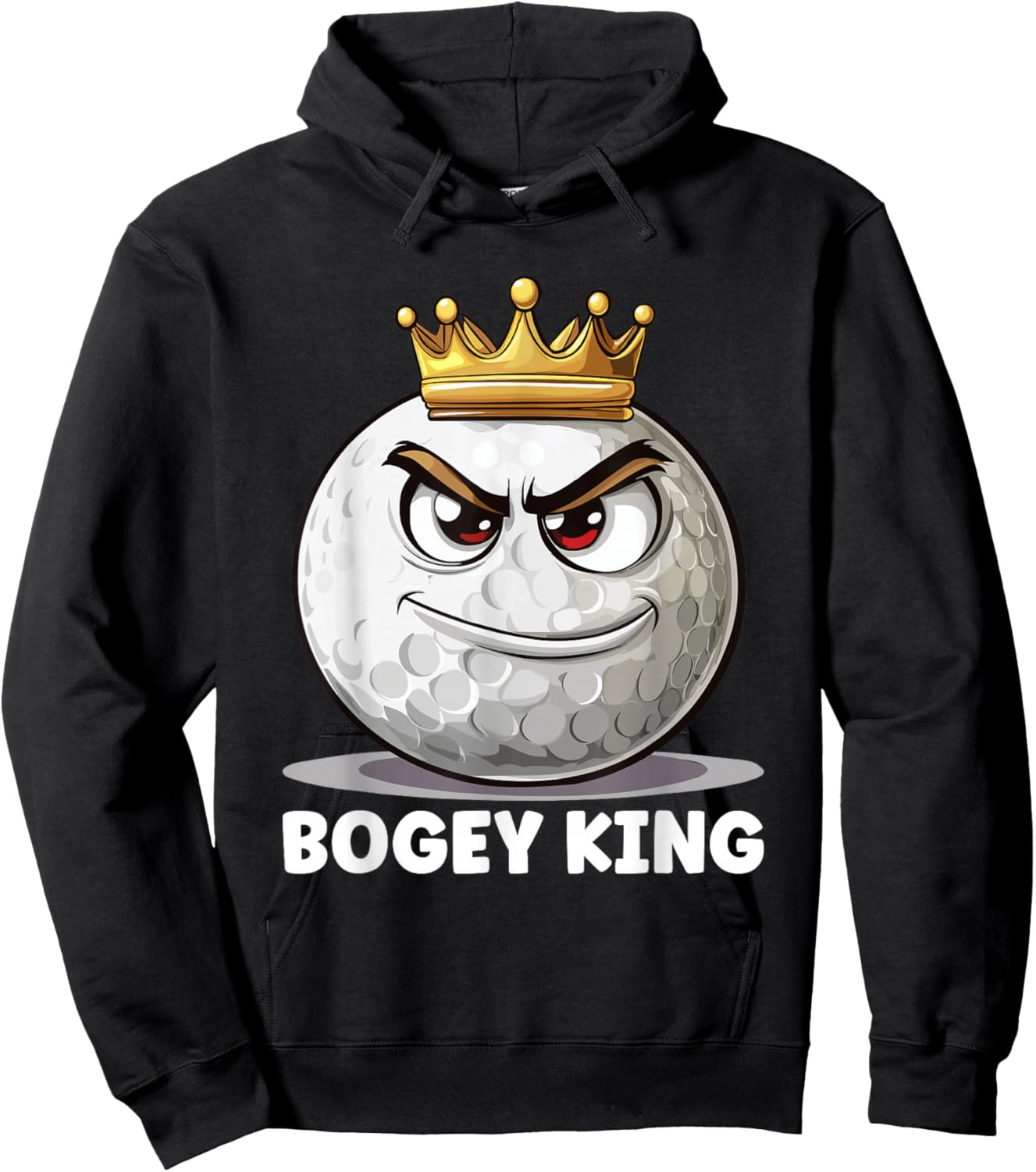 Bad Golf Player Bogey King Bogey Golf Hoodie - Hoodie | Black
