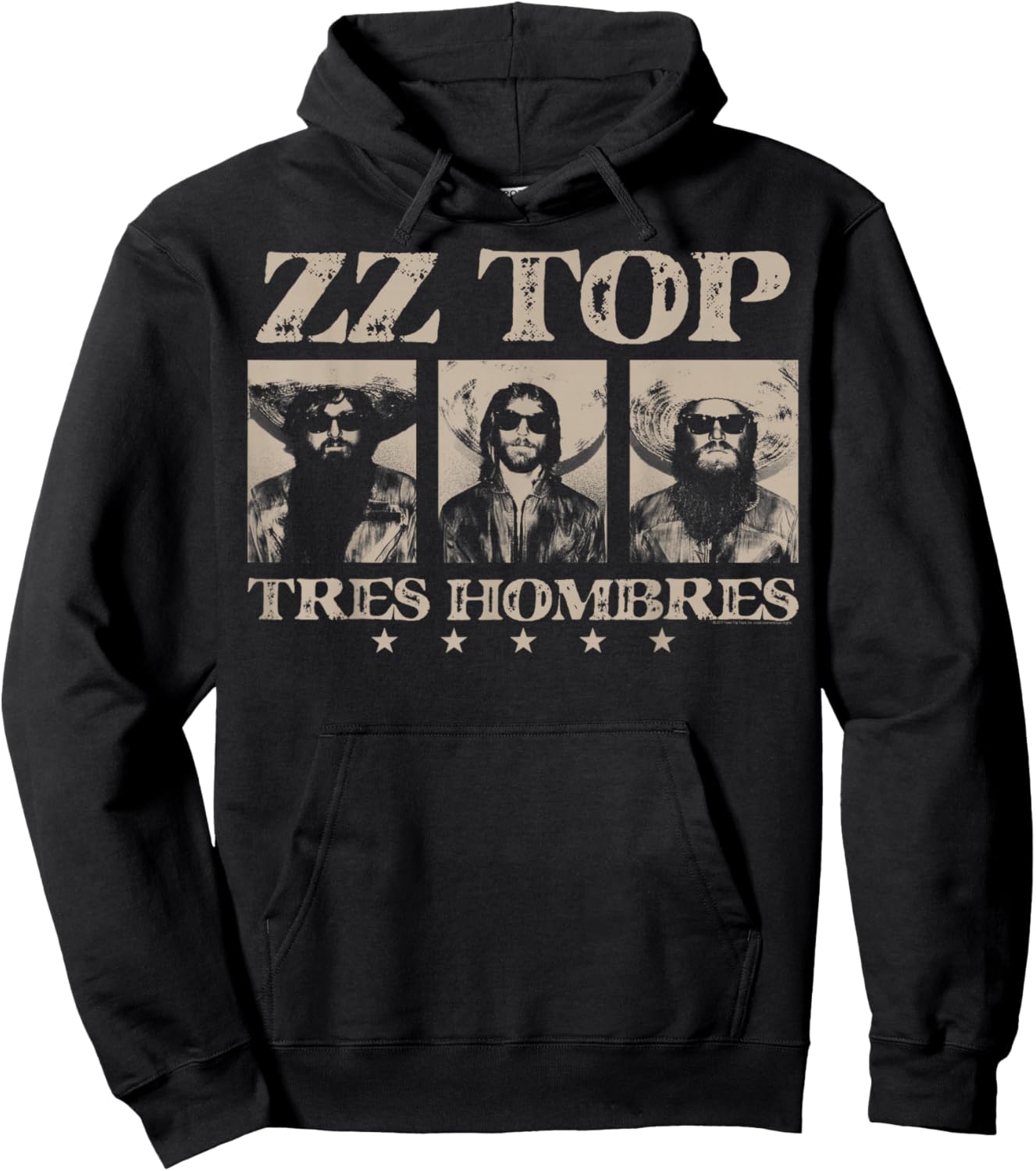 ZZ Top Tres Hombres Hoodie - Hoodie | Black