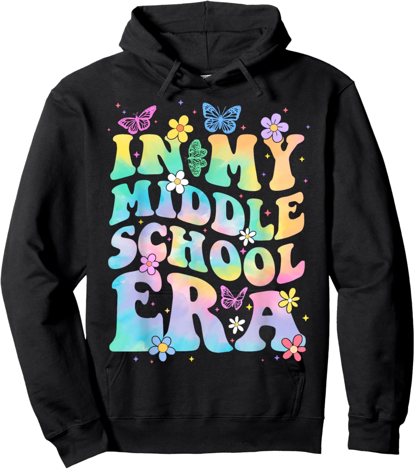In My Middle School Era Back To School Outfits For Teacher Men Women Girls Kids Hoodie - Hoodie | Black