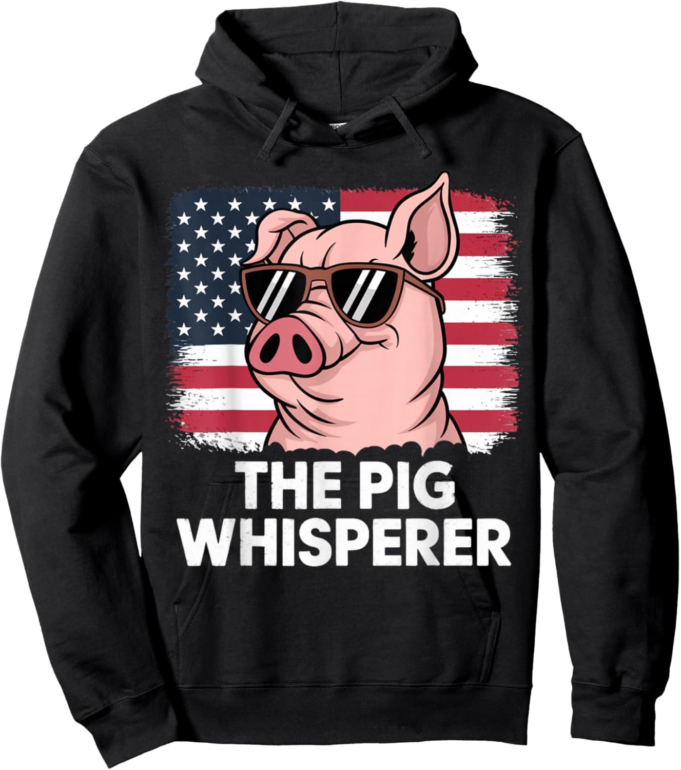 The Pig Whisperer Farmer Animal Farm Funny Women Hoodie - Hoodie | Black