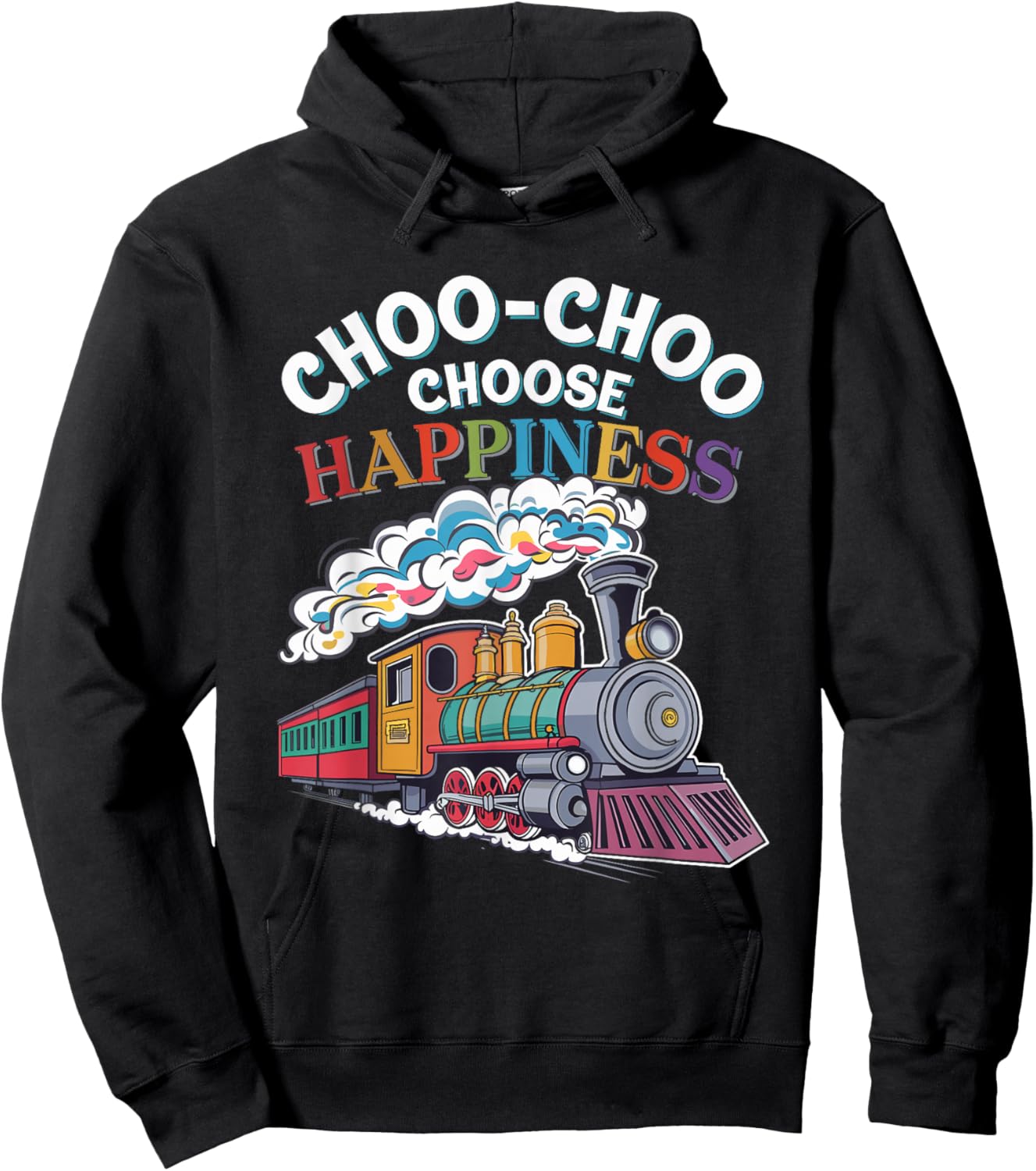 Trainspotting Railway Enthusiast Locomotive Lover Train Hoodie - Hoodie | Black