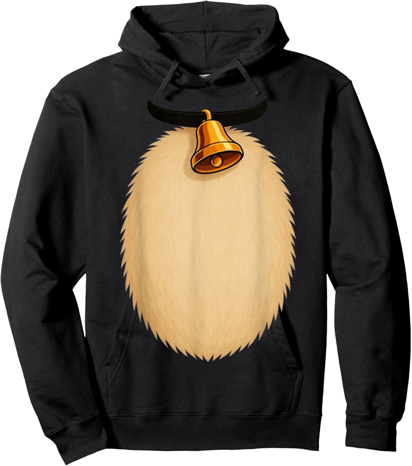 Reindeer Belly Costume Christmas Deer Women Men Kids Hoodie - Hoodie | Black
