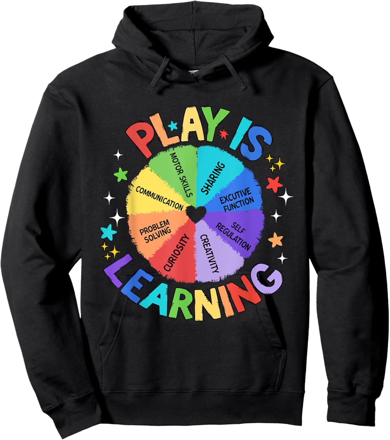Play Is Learning Teacher Back To School First Day Of School Women Kids Hoodie - Hoodie | Black