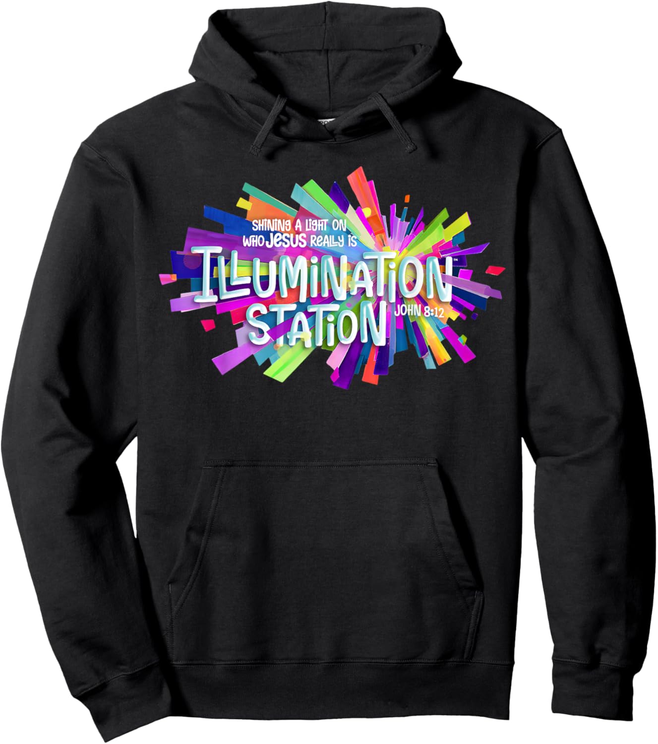 Illumination Station VBS 2026 Bible Jesus Christian Lights Hoodie - Hoodie | Black