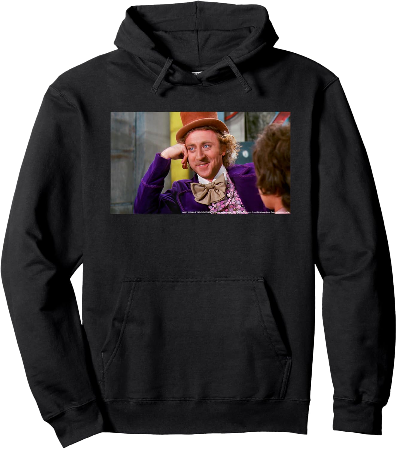 Willy Wonka and The Chocolate Factory Wonka Meme Movie Hoodie - Hoodie | Black
