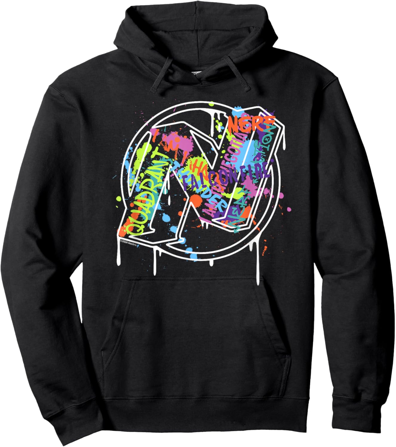 Nerf Graffiti Drips Hoodie - Hoodie | Black