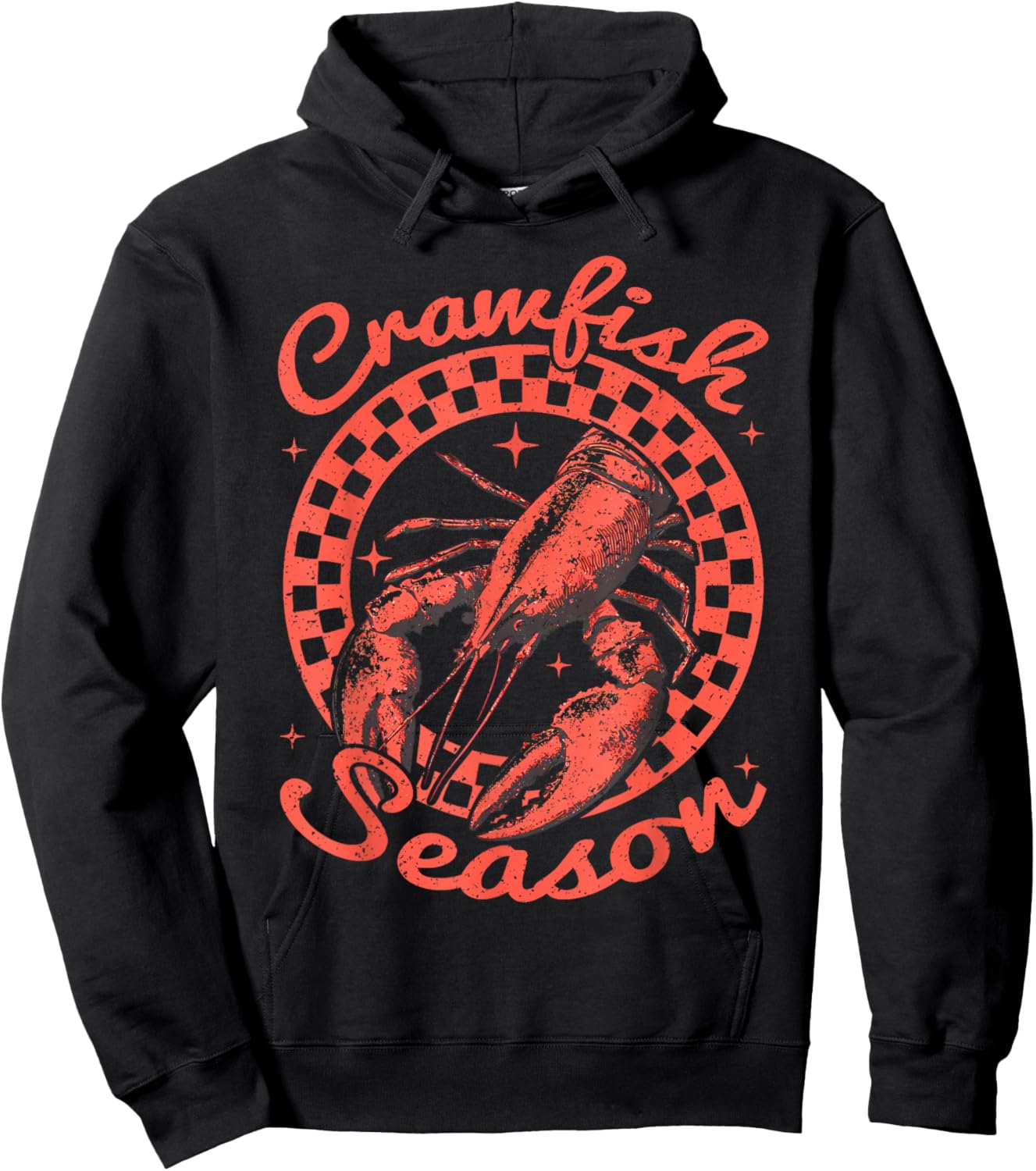 Crawfish Season Crawfish Boil Lobster Cajun Men Women Hoodie - Hoodie | Black