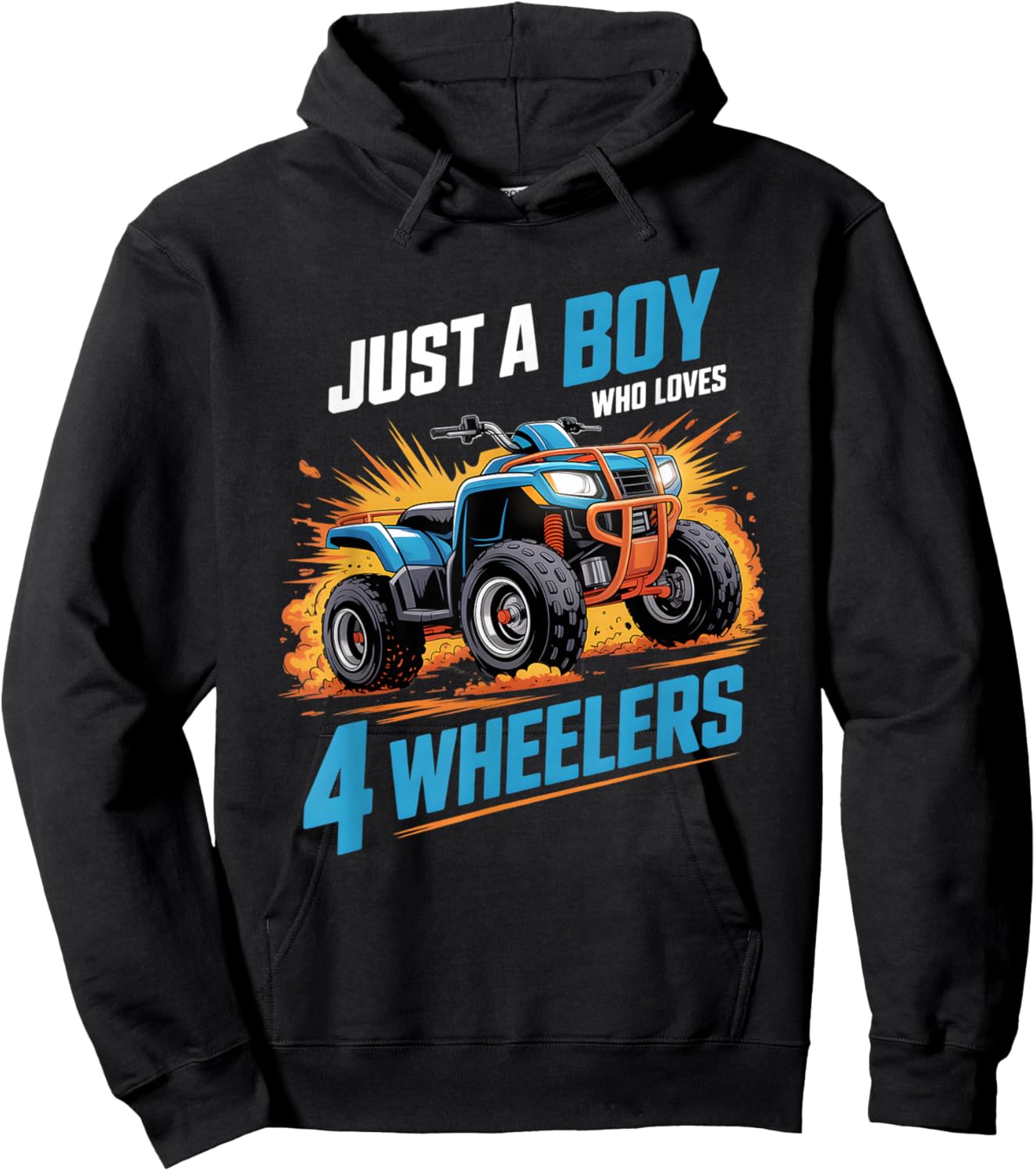 Boys 4 Wheeler Hoodie - Hoodie | Black