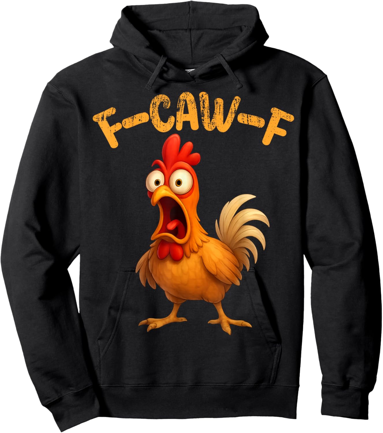 Funny Chicken Quote Rooster Animal Meme Humor Saying Men Hoodie - Hoodie | Black
