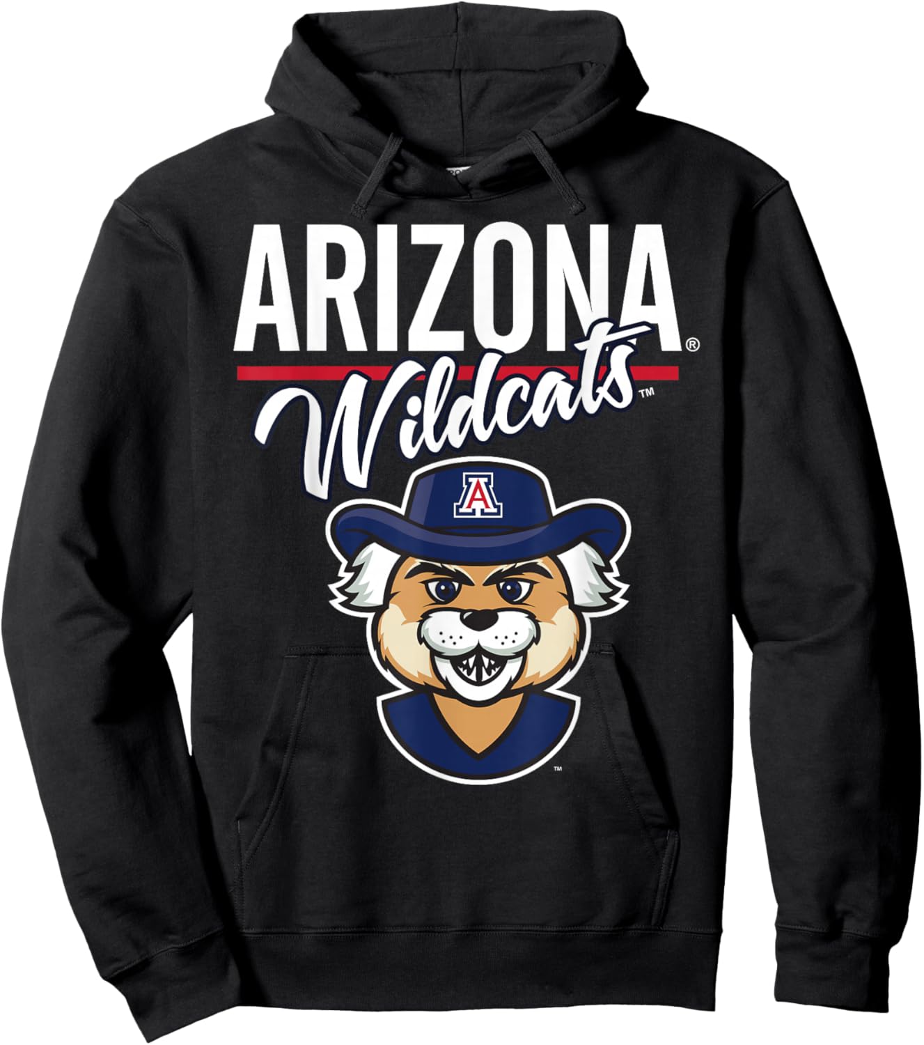 Arizona Wildcats Mascot Officially Licensed Hoodie - Hoodie | Black