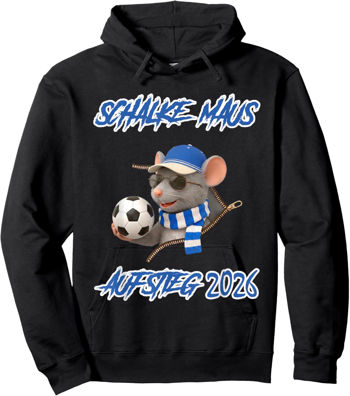 Schalke Maus Hoodie - Hoodie | Black