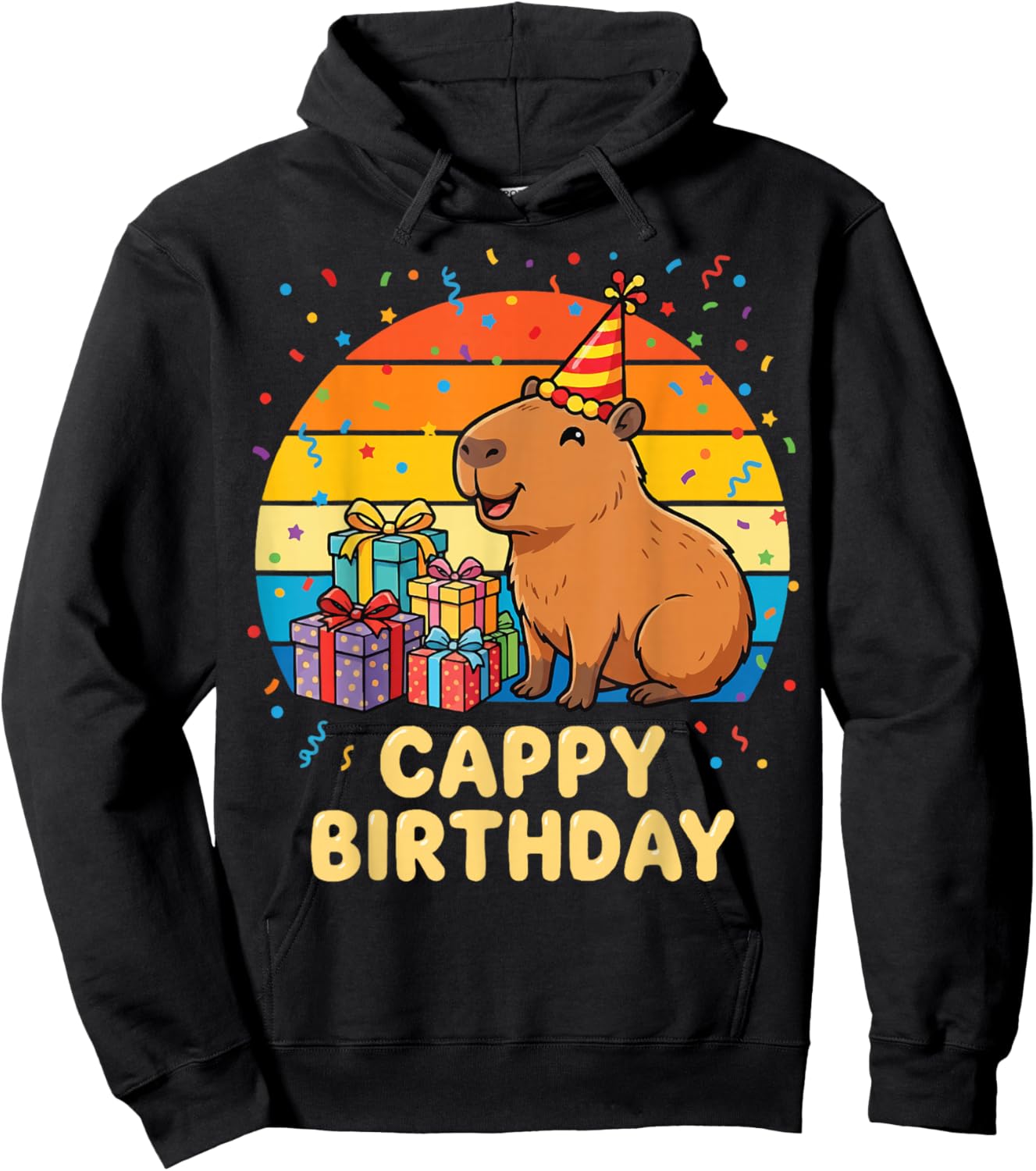 Cappy Birthday Hoodie - Hoodie | Black