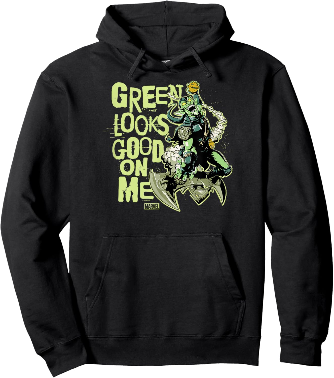 Green Goblin - Green Looks Good On Me St. Patrick's Day Hoodie - Hoodie | Black