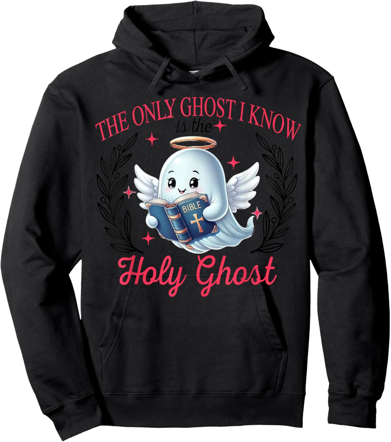 The Only Ghost I Know Is The Holy Ghost, Spooky Halloween Hoodie - Hoodie | Black