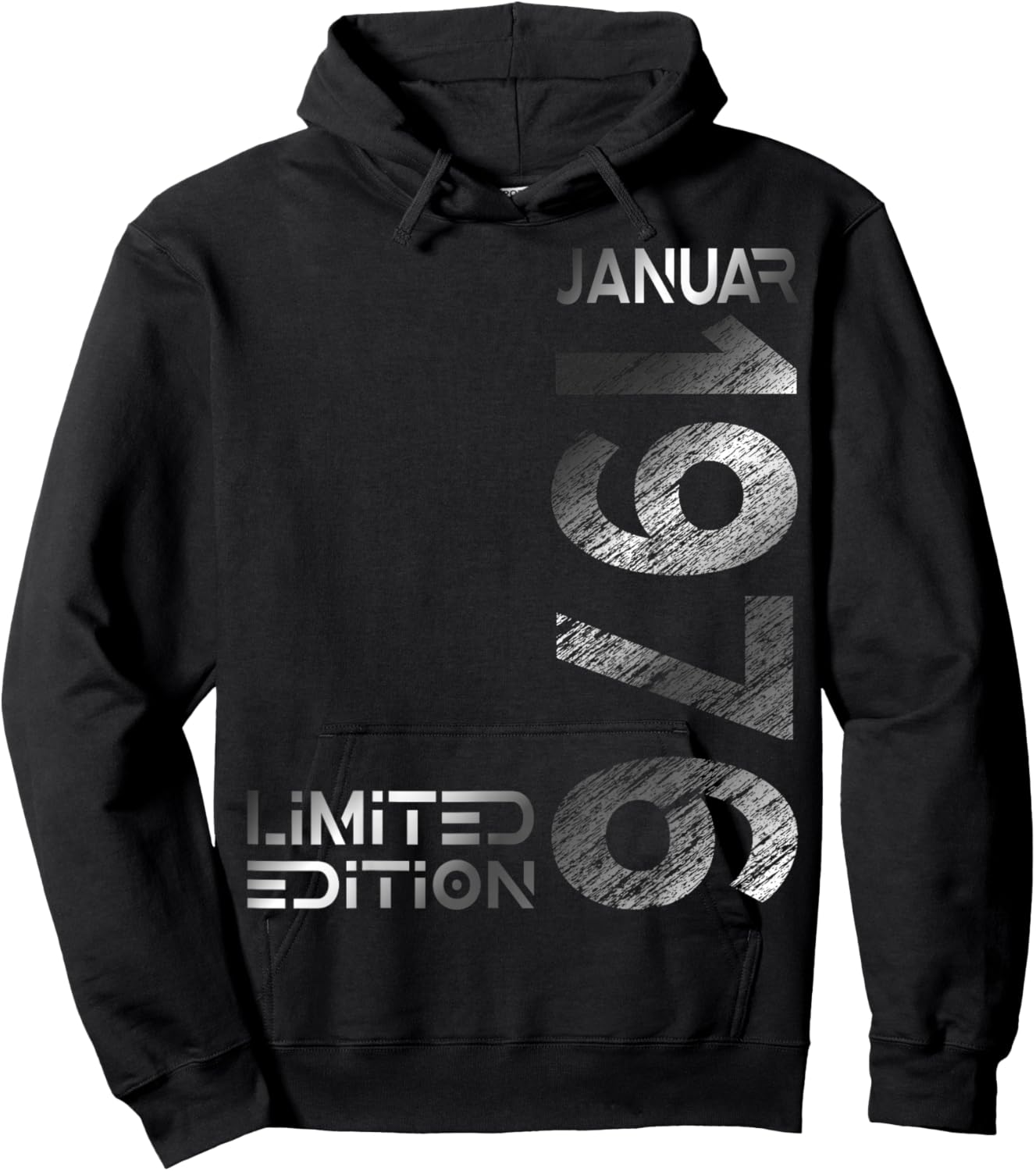 January 1976 Man Woman 50th Birthday Limited Edition Hoodie - Hoodie | Black