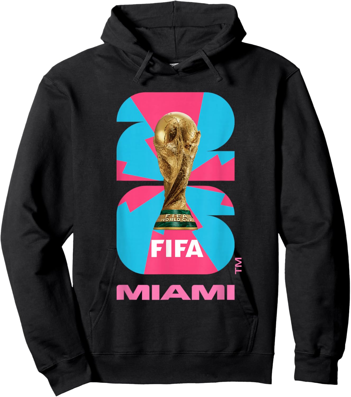 FIFA World CUP26 Miami Trophy Color Hoodie - Hoodie | Black