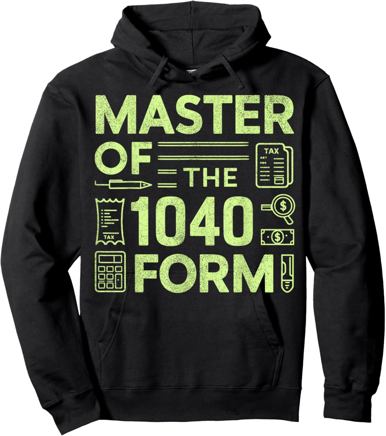 Master of the 1040 Form Tax Season Hoodie - Hoodie | Black