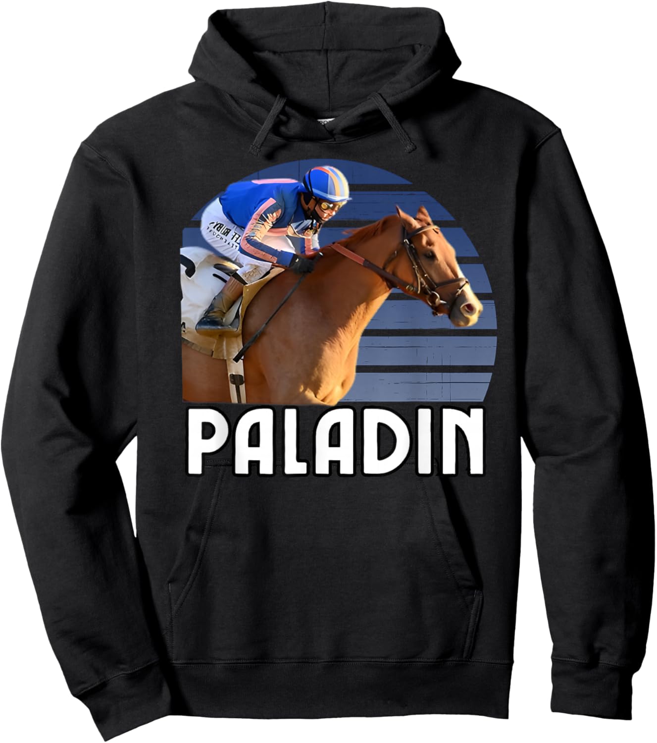 Paladin Cheval, Course de Chevaux, Santa Anita, Del Mar, Chevaux Hoodie - Hoodie | Black