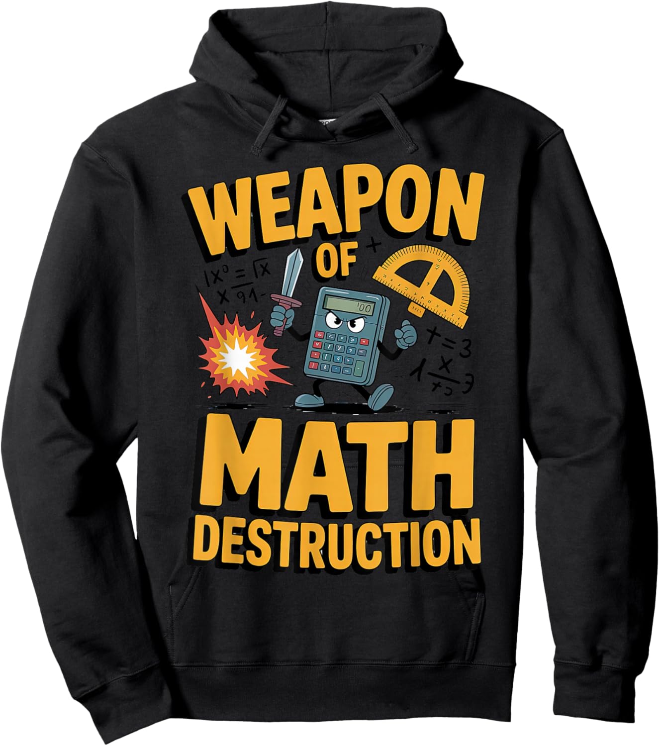 Weapon of Math Destruction Funny STEM Hoodie - Hoodie | Black