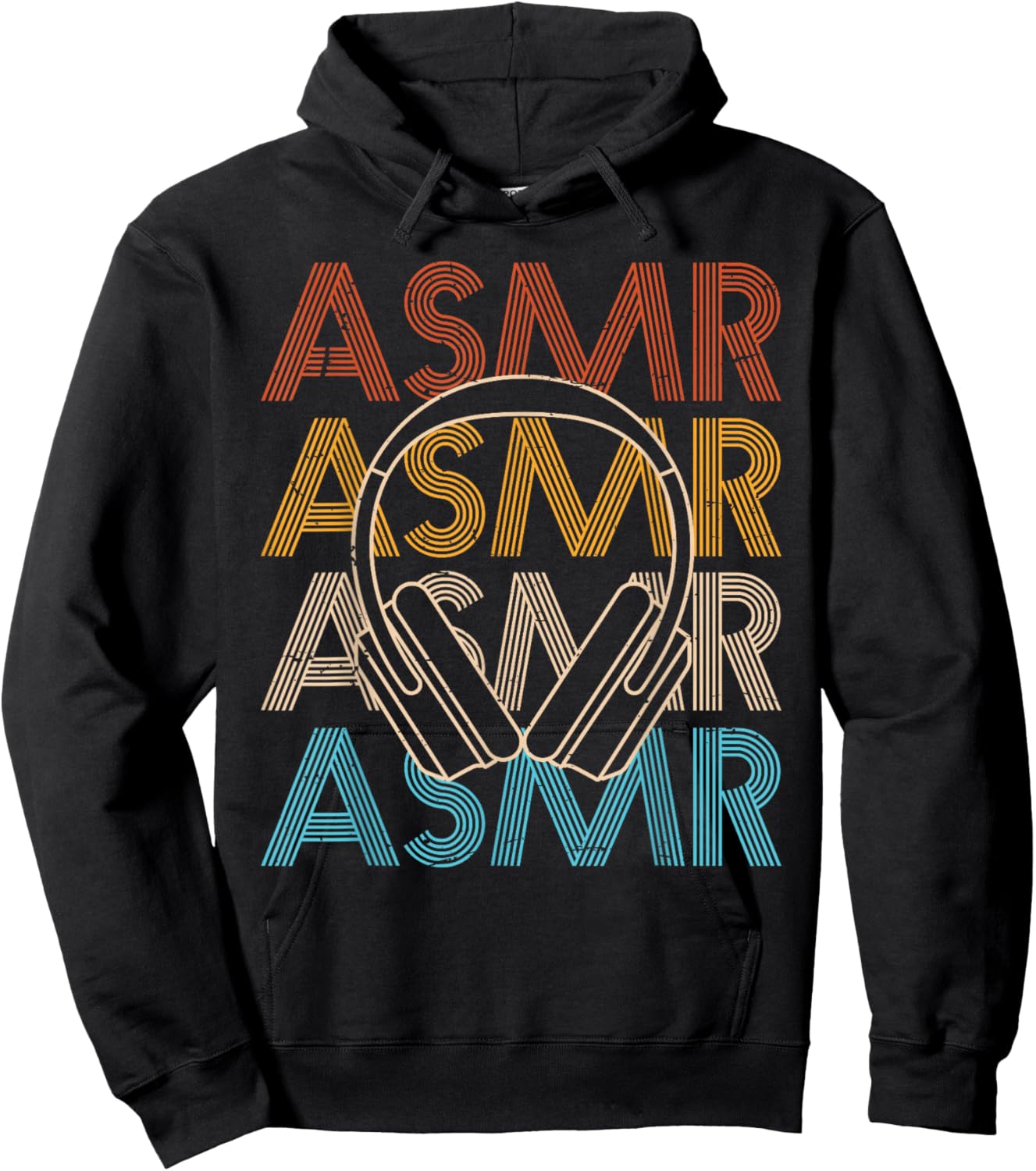 ASMR Vintage Style ASMR Hoodie - Hoodie | Black