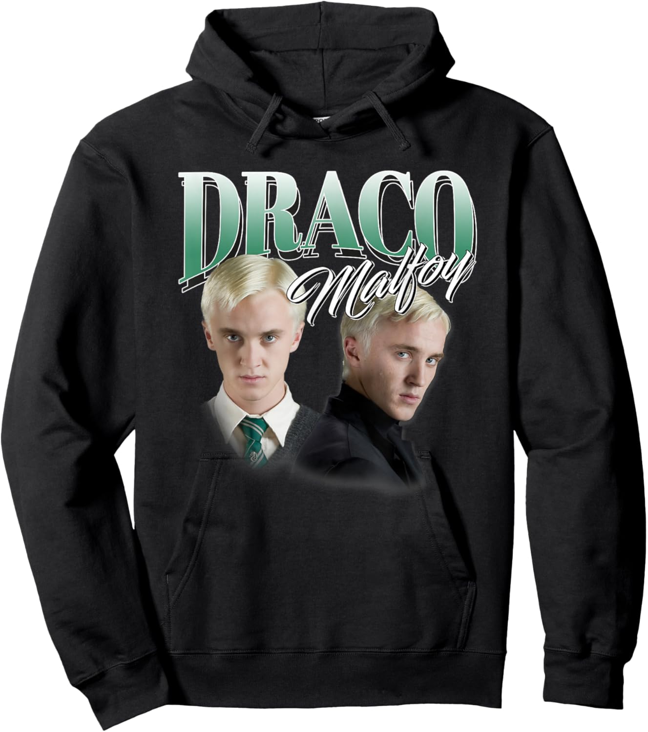 Harry Potter Draco Malfoy Homage Hoodie - Hoodie | Black