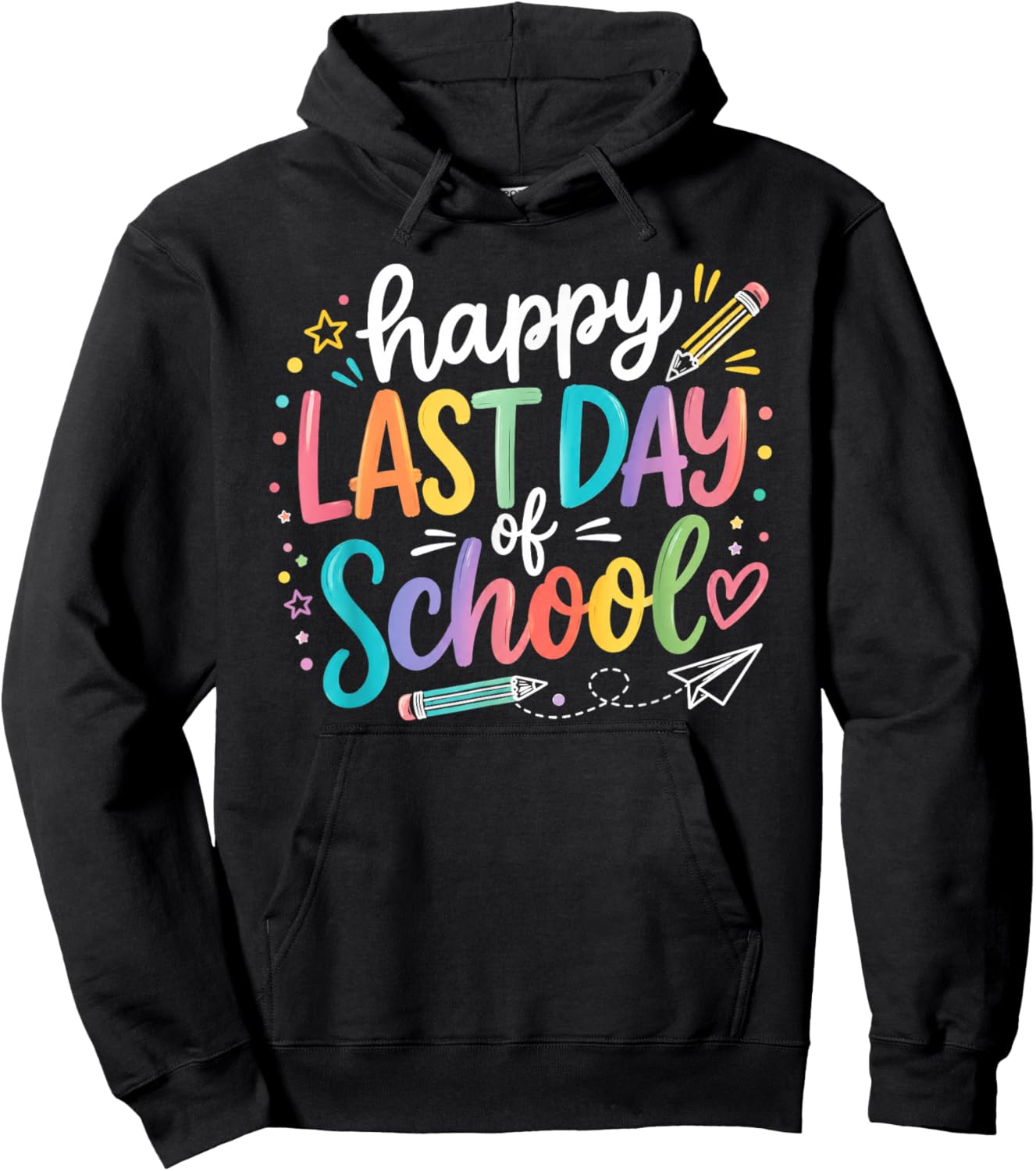Last Day of School Shirt Tie Dye School Graduation Hoodie - Hoodie | Black