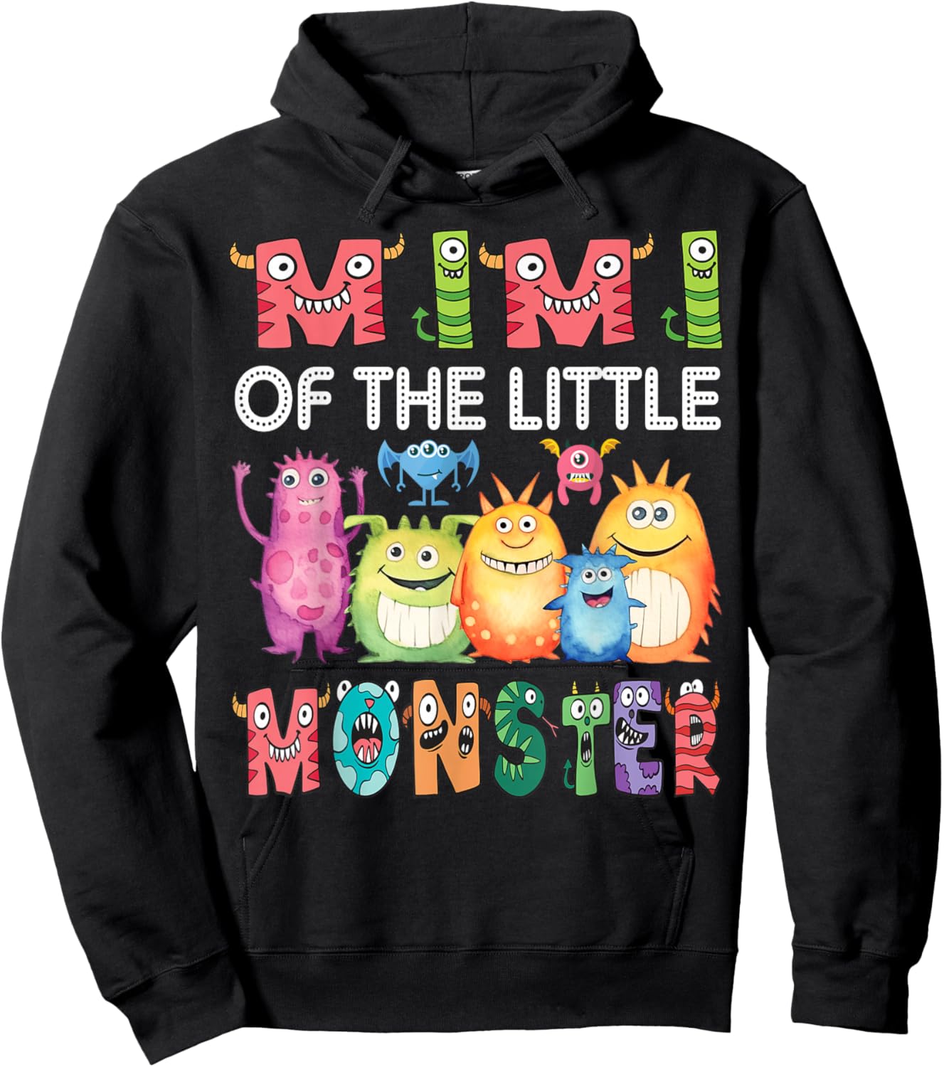 Mimi Of The Little Monster Kids 1St Birthday Party Hoodie - Hoodie | Black