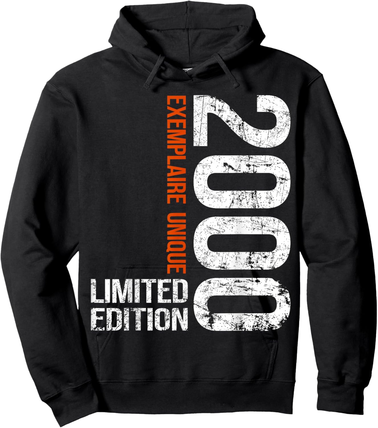 25th Anniversary 2000 Vintage 25 Years Men Vintage 2000 Hoodie - Hoodie | Black