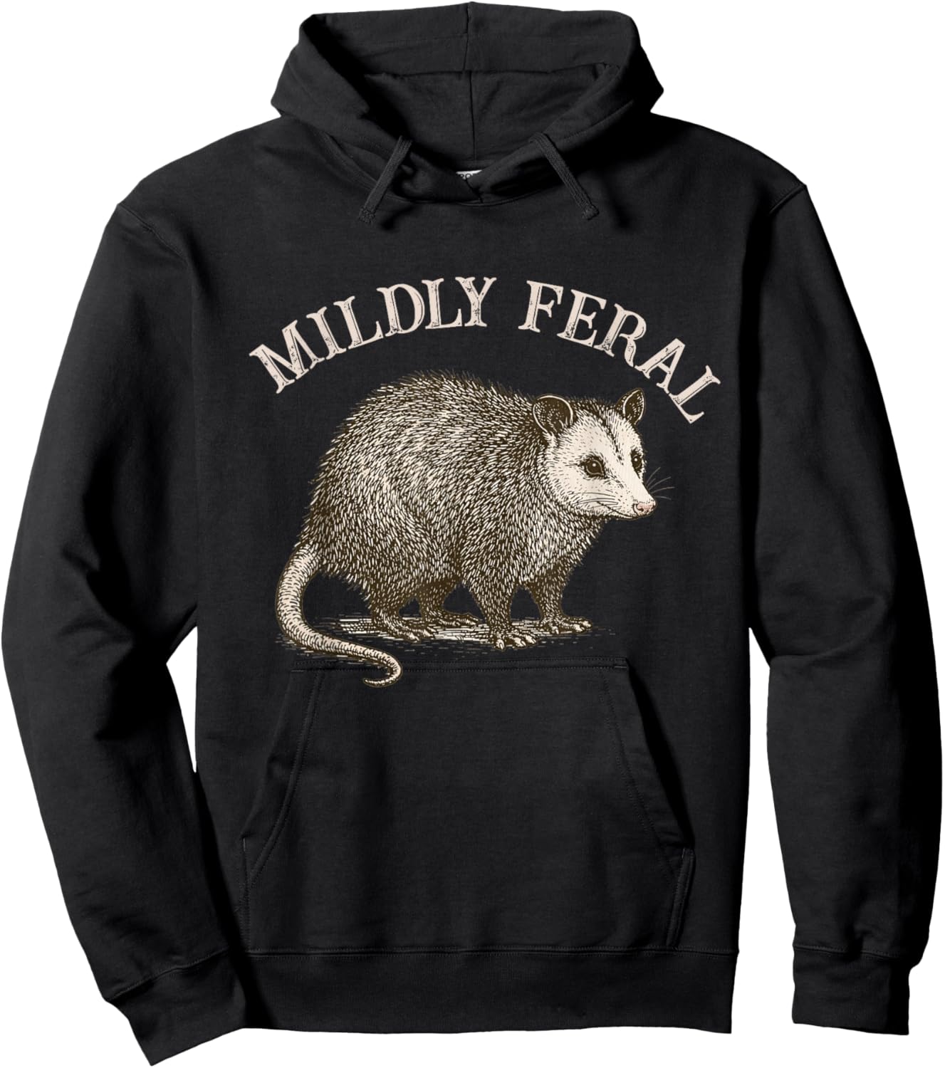 Trash Panda Feral Girl Women Hoodie - Hoodie | Black