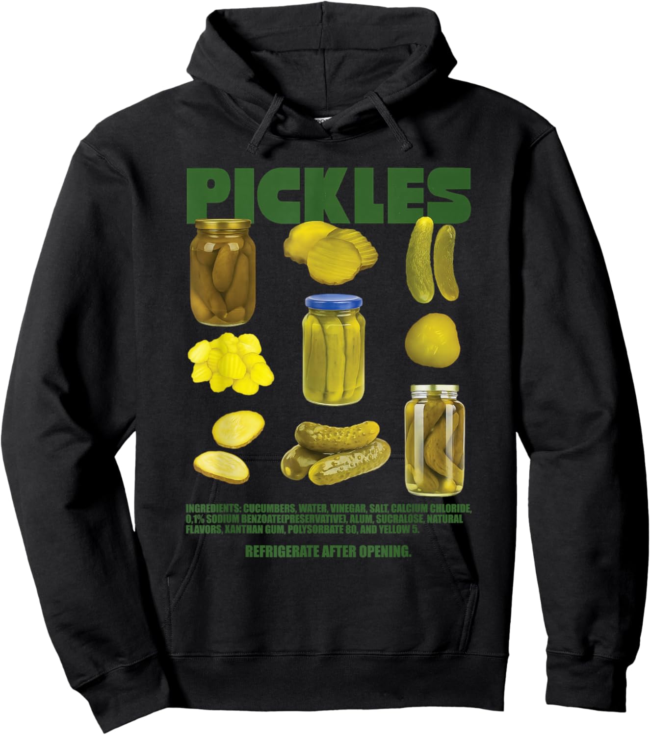 Essiggurken Pickles Meme Trendy Gewürzgurken Hoodie - Hoodie | Black