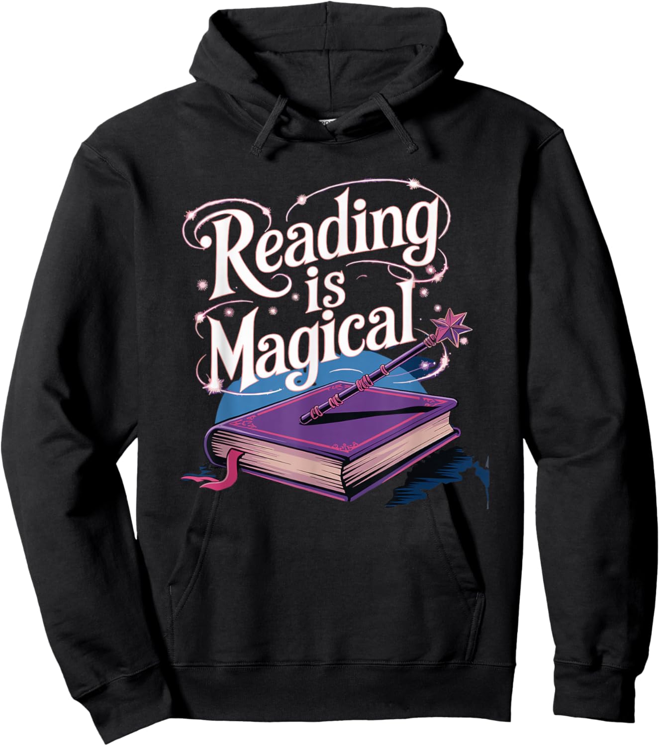 Reading Is Magical for Book Lovers Hoodie - Hoodie | Black
