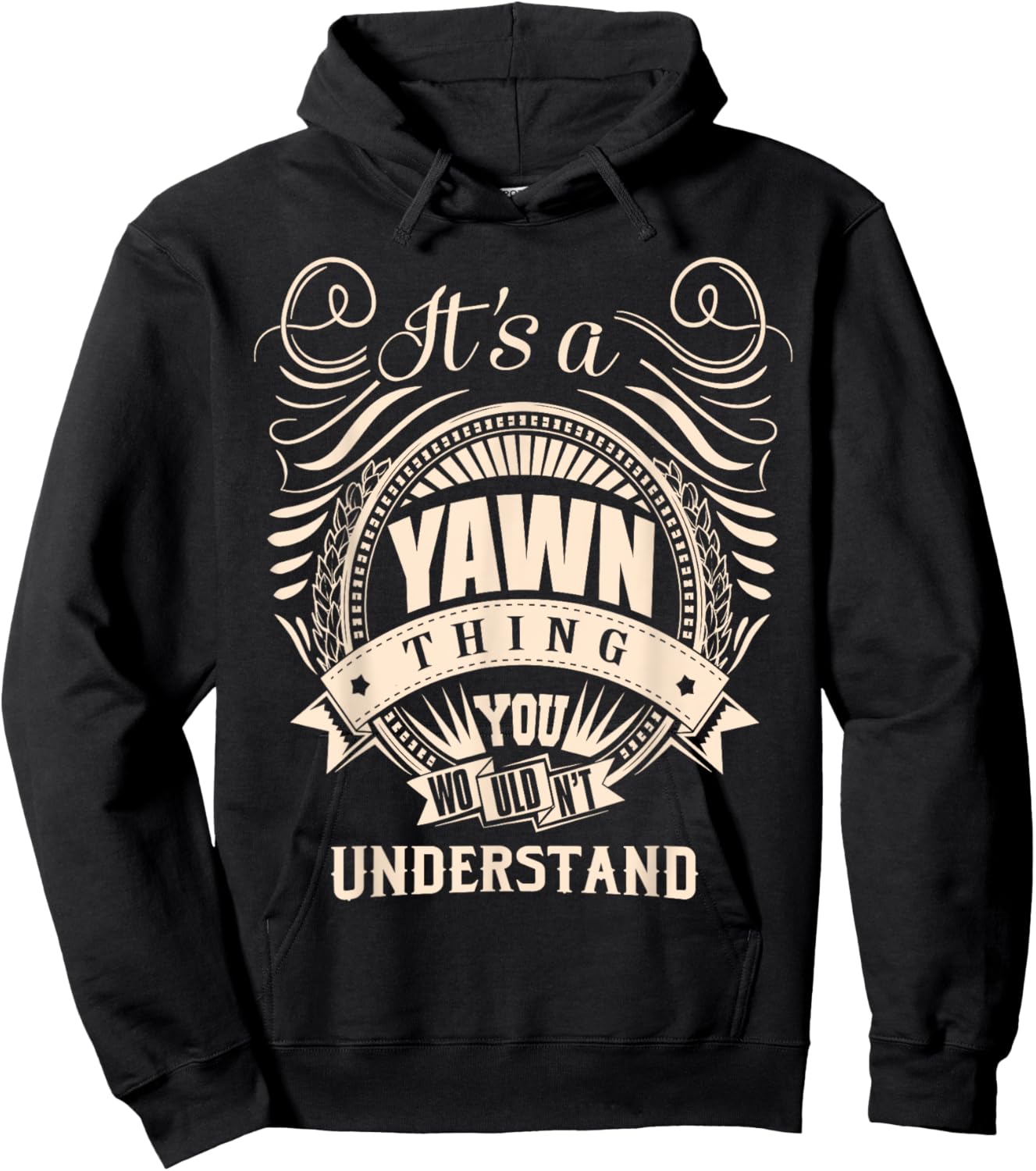 It is a YAWN Thing Hoodie - Hoodie | Black