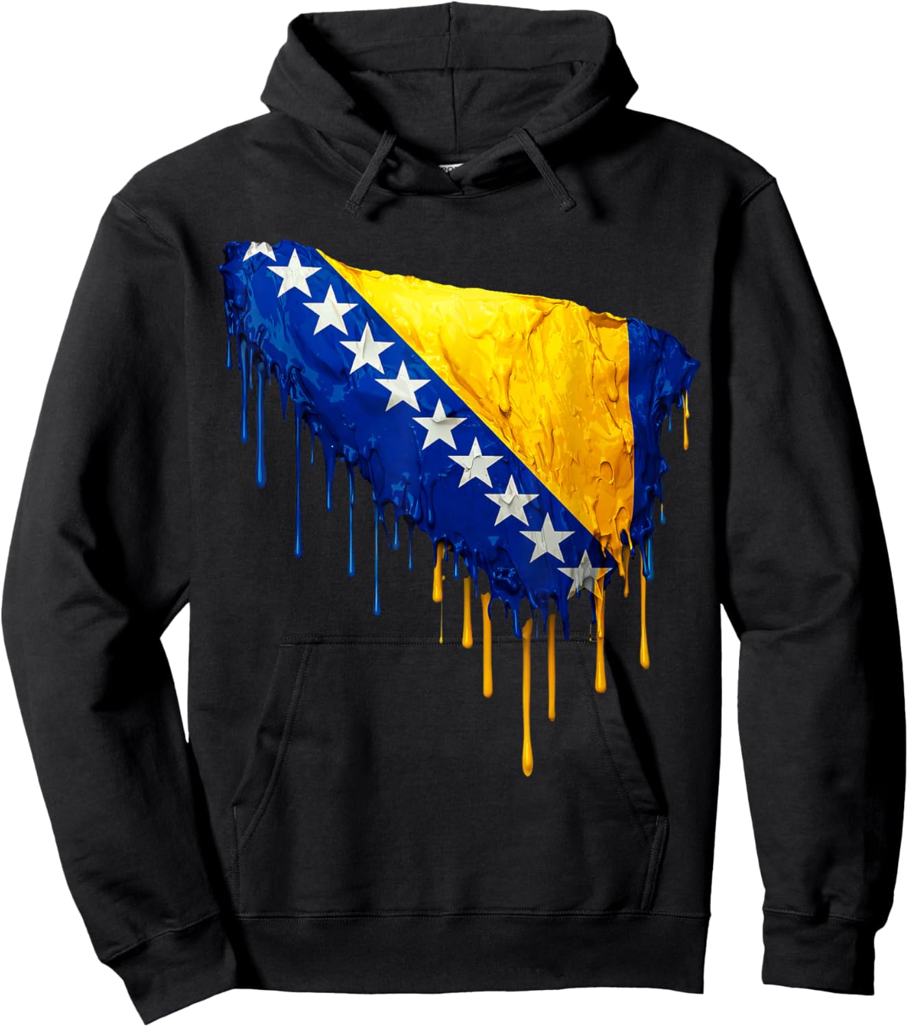 Bosnia and Herzegovina Flag Hoodie - Hoodie | Black