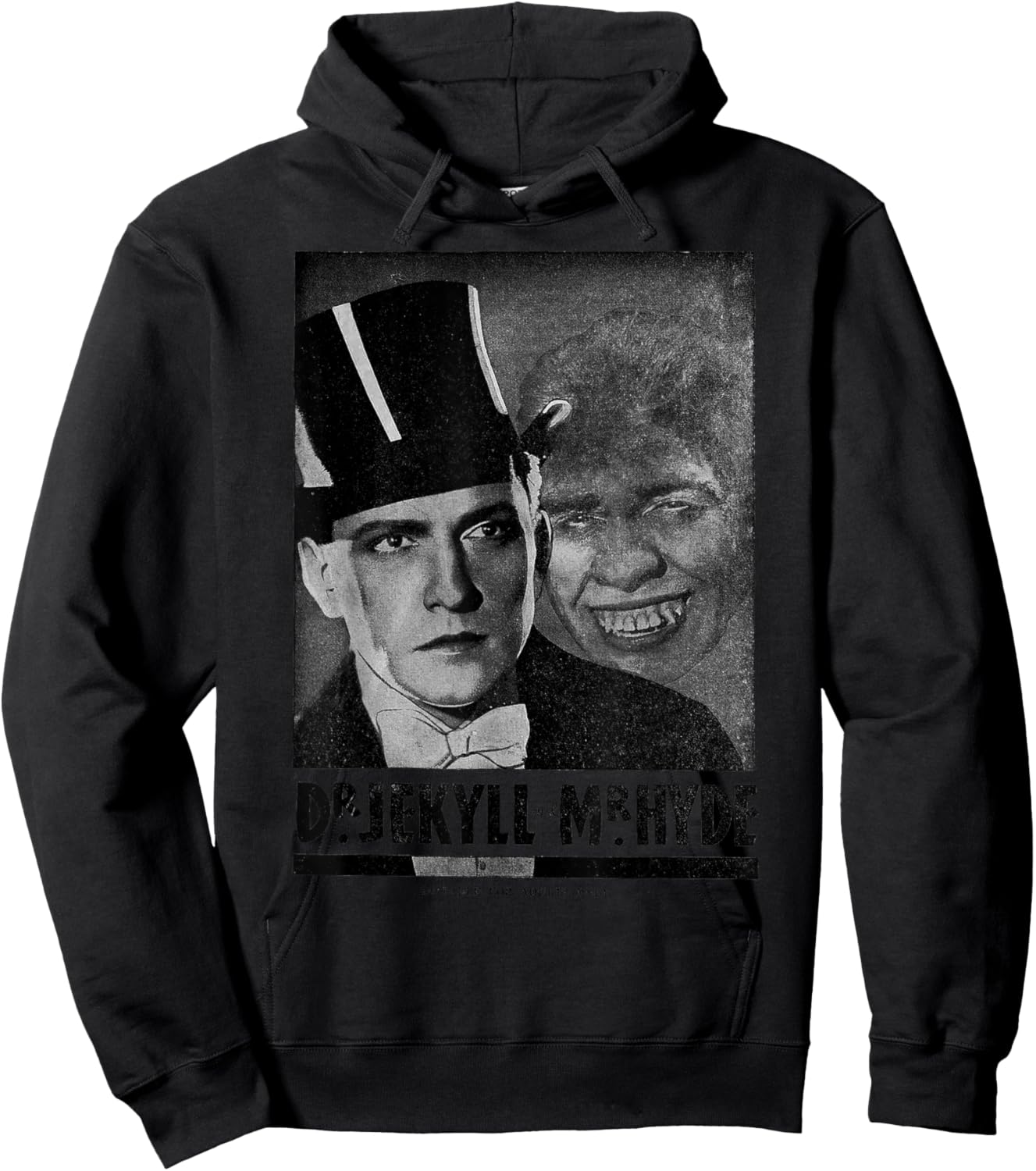 Dr. Jekyll & Mr. Hyde Horror Retro Halloween Monster Hoodie - Hoodie | Black