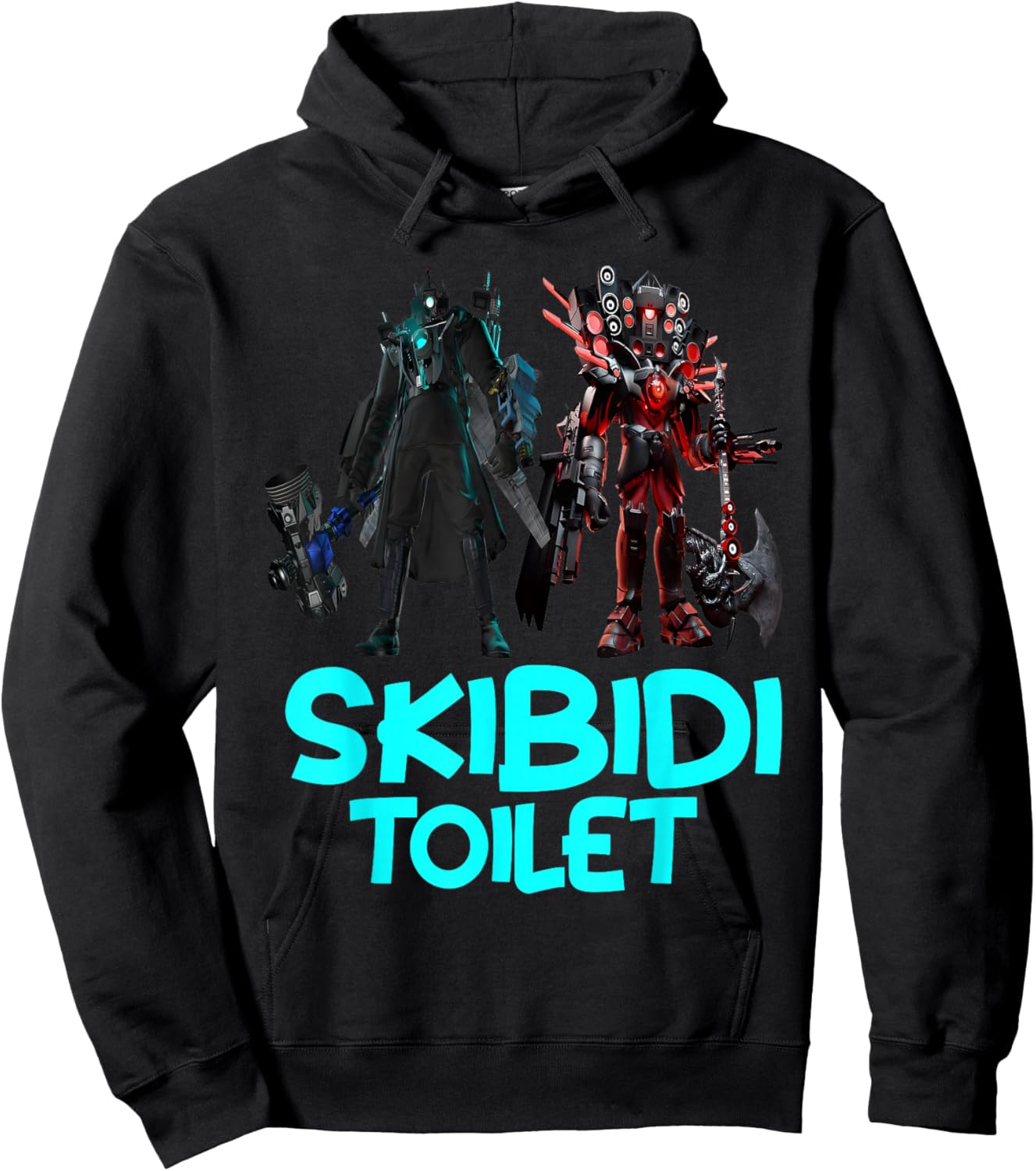 Birthday Boy Gifts for Kids, Adults Skibidi toilet Hoodie - Hoodie | Black