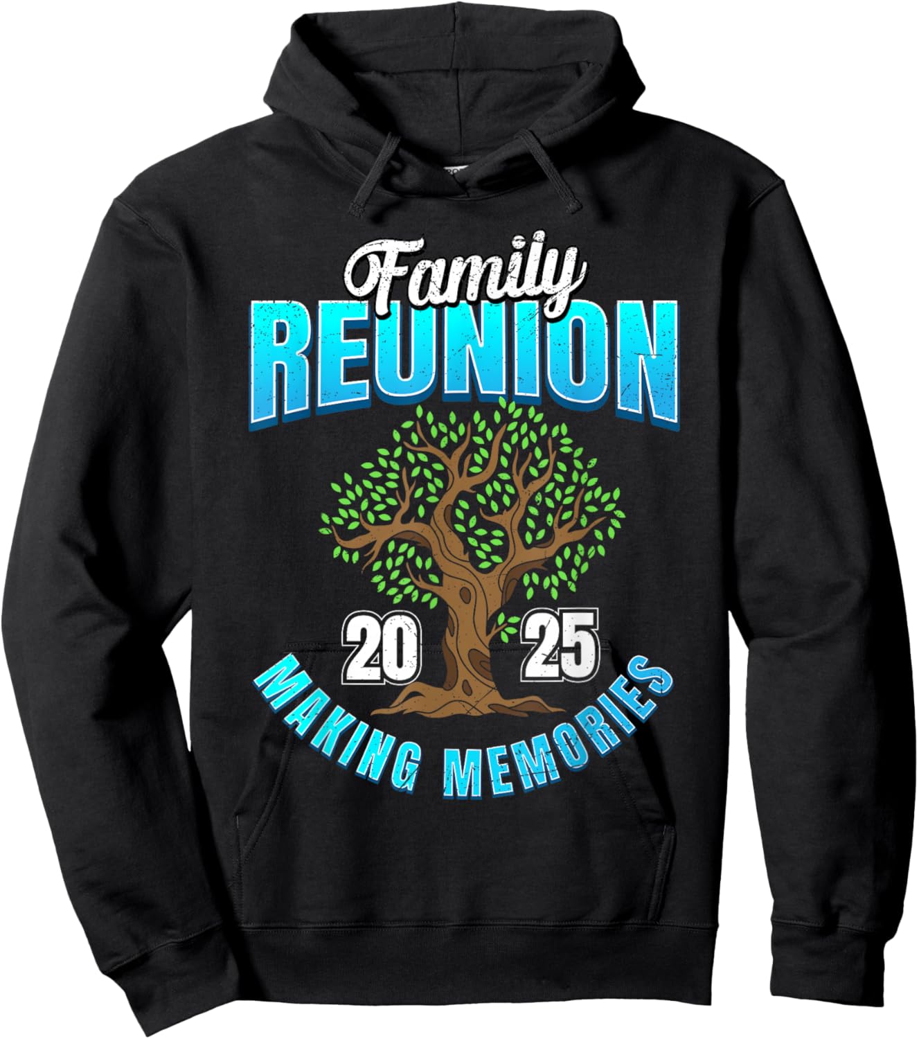 Family Reunion 2025 Making Memories Family Trip Vacation Hoodie - Hoodie | Black