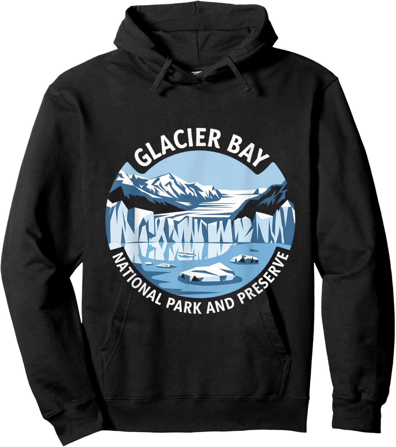 Glacier Bay National Park and Preserve Alaska Hoodie - Hoodie | Black
