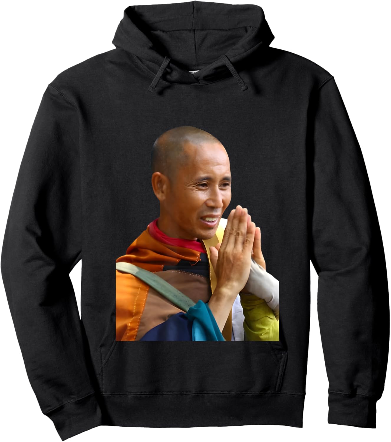 Thich Minh Tue Vietnamese Buddha Hoodie - Hoodie | Black