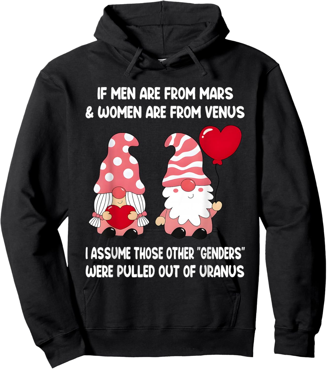 Men are from Mars Women are from Venus I Assume Those Other Hoodie - Hoodie | Black