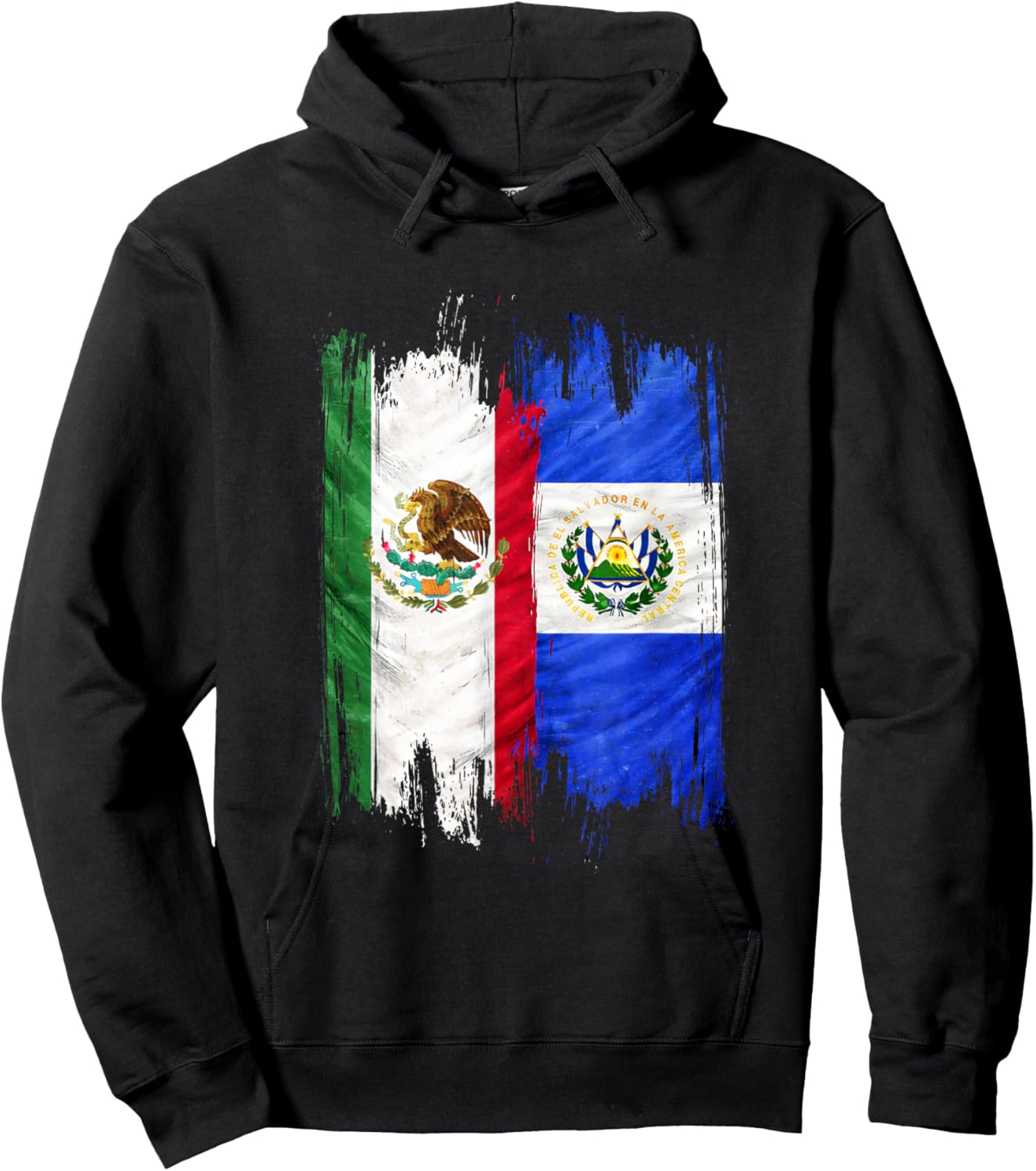 Mexico El Salvador Hoodie - Hoodie | Black