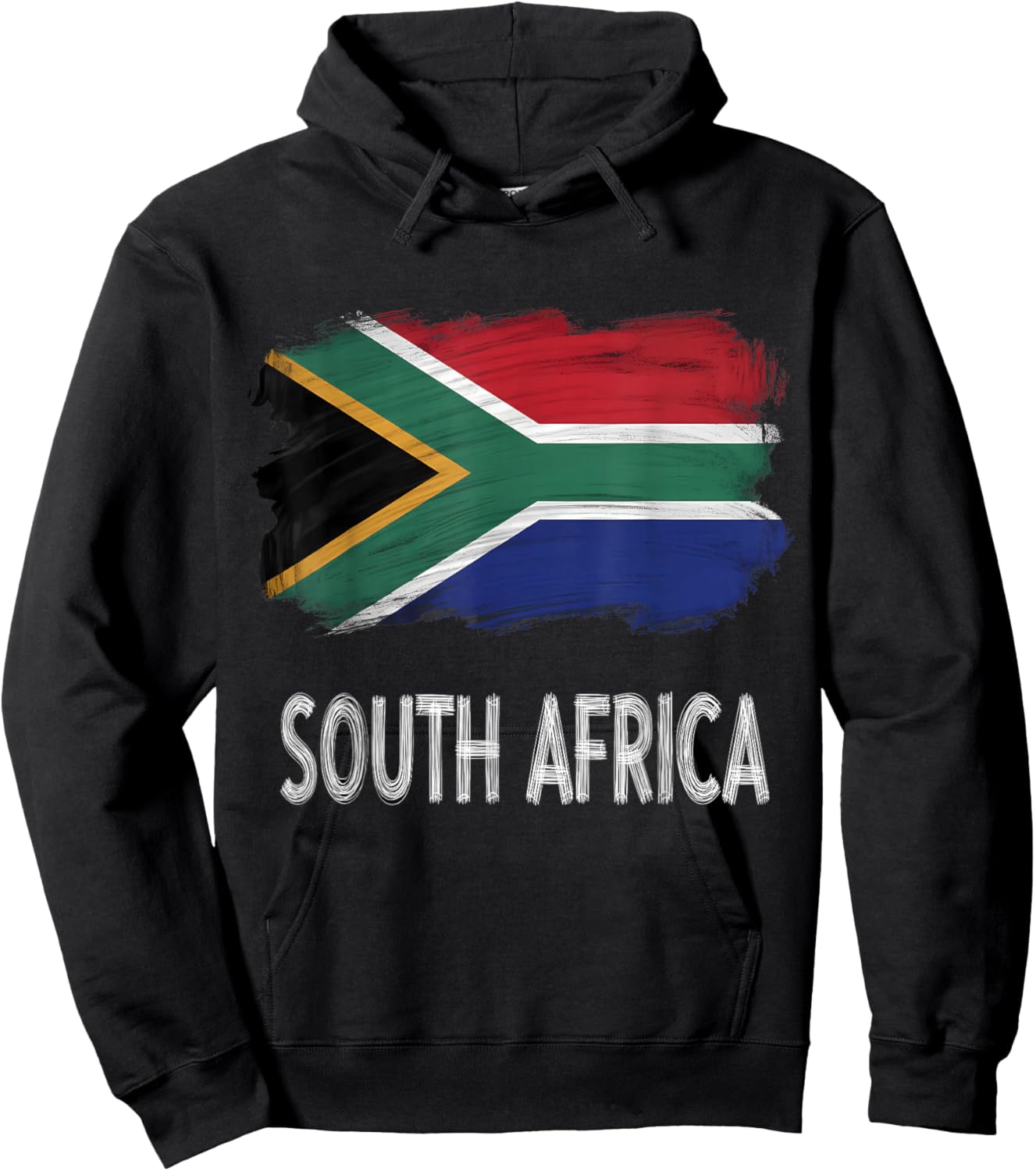 South Africa Roots South African Flag Hoodie - Hoodie | Black