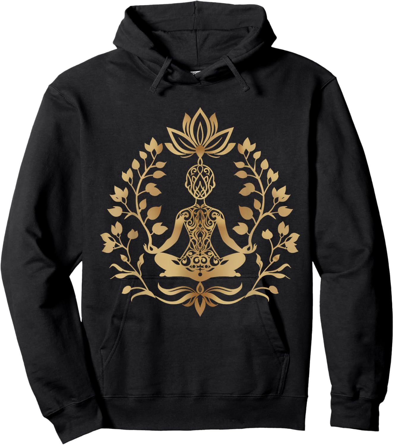 Meditation Life Tree Buddhist Yoga Spirituality Zen Buddha Hoodie - Hoodie | Black