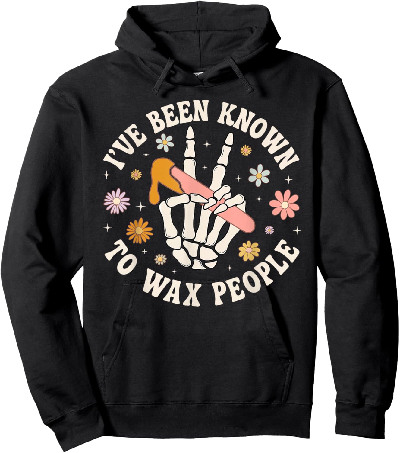 Known to Wax People Esthetician Esthetics Estheticians Hoodie - Hoodie | Black